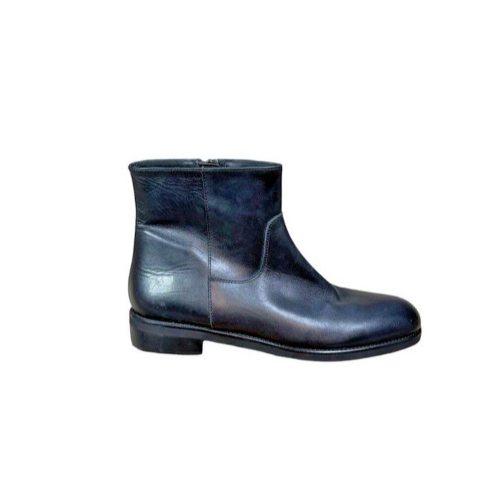 Movimenti Chelsea Boots Women's Size 9 - 9.5 Black Leather Made in Italy  EU 40